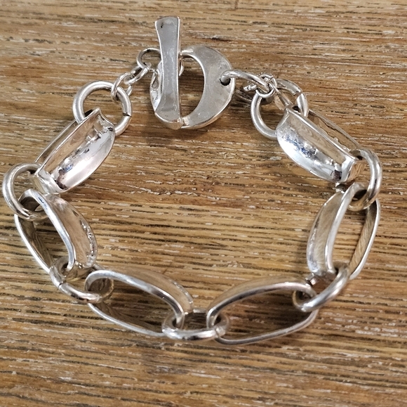 Robert Lee Morris SoHo Silver Plated Bracelet - Picture 3 of 9